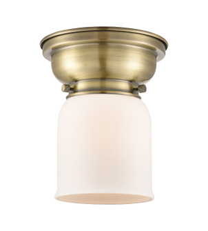 Franklin Restoration One Light Flush Mount in Antique Brass (405|6231FABG51)