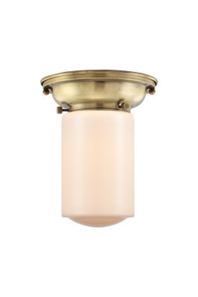 Franklin Restoration One Light Flush Mount in Antique Brass (405|6231FABG311)