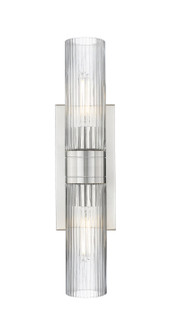 Downtown Urban Two Light Bath Vanity in Satin Nickel (405|6172WSNG6178SCL)