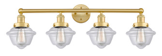 Edison Four Light Bath Vanity in Satin Gold (405|6164WSGG532)