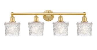 Edison Four Light Bath Vanity in Satin Gold (405|6164WSGG402)