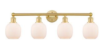 Edison Four Light Bath Vanity in Satin Gold (405|6164WSGG101)