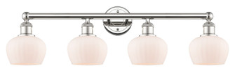 Edison Four Light Bath Vanity in Polished Nickel (405|6164WPNG91)