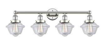 Edison Four Light Bath Vanity in Polished Nickel (405|6164WPNG532)