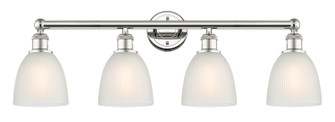 Edison Four Light Bath Vanity in Polished Nickel (405|6164WPNG381)