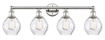 Edison Four Light Bath Vanity in Polished Nickel (405|6164WPNG362)
