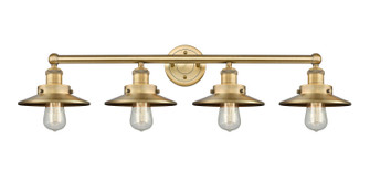 Downtown Urban Four Light Bath Vanity in Brushed Brass (405|6164WBBM4BB)