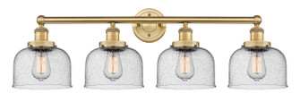 Edison Four Light Bath Vanity in Brushed Brass (405|6164WBBG74)