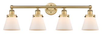 Edison Four Light Bath Vanity in Brushed Brass (405|6164WBBG61)