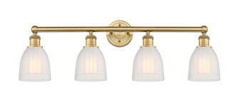 Edison Four Light Bath Vanity in Brushed Brass (405|6164WBBG441)