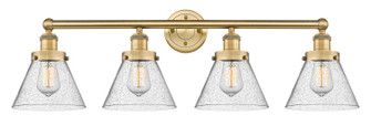 Edison Four Light Bath Vanity in Brushed Brass (405|6164WBBG44)