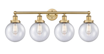 Edison Four Light Bath Vanity in Brushed Brass (405|6164WBBG2048)