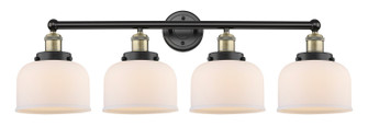 Edison Four Light Bath Vanity in Black Antique Brass (405|6164WBABG71)