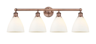 Edison Four Light Bath Vanity in Antique Copper (405|6164WACGBD751)