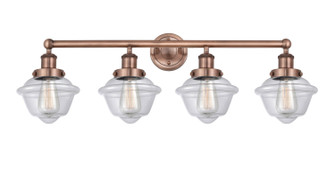 Edison Four Light Bath Vanity in Antique Copper (405|6164WACG532)