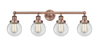 Edison Four Light Bath Vanity in Antique Copper (405|6164WACG2026)