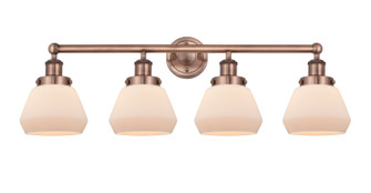 Edison Four Light Bath Vanity in Antique Copper (405|6164WACG171)