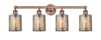 Edison Four Light Bath Vanity in Antique Copper (405|6164WACG116)