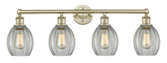 Edison Four Light Bath Vanity in Antique Brass (405|6164WABG82)
