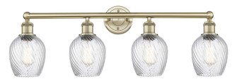 Edison Four Light Bath Vanity in Antique Brass (405|6164WABG292)
