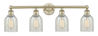 Edison Four Light Bath Vanity in Antique Brass (405|6164WABG2511)