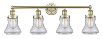 Edison Four Light Bath Vanity in Antique Brass (405|6164WABG194)