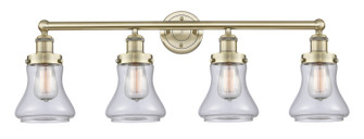 Edison Four Light Bath Vanity in Antique Brass (405|6164WABG192)