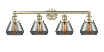 Edison Four Light Bath Vanity in Antique Brass (405|6164WABG173)