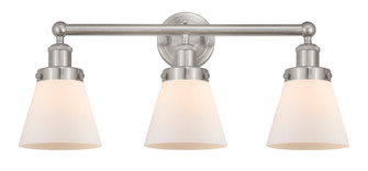 Edison Three Light Bath Vanity in Brushed Satin Nickel (405|6163WSNG61)