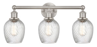 Edison Three Light Bath Vanity in Brushed Satin Nickel (405|6163WSNG292)