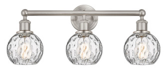Edison Three Light Bath Vanity in Brushed Satin Nickel (405|6163WSNG12156)