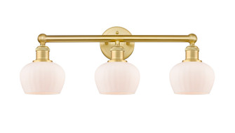 Edison Three Light Bath Vanity in Satin Gold (405|6163WSGG91)