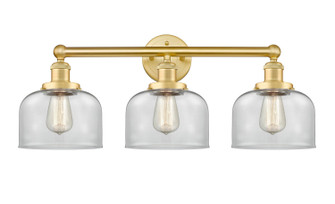 Edison Three Light Bath Vanity in Satin Gold (405|6163WSGG72)