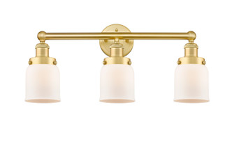 Edison Three Light Bath Vanity in Satin Gold (405|6163WSGG51)