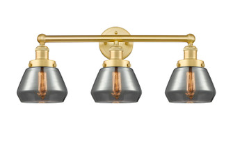 Edison Three Light Bath Vanity in Satin Gold (405|6163WSGG173)