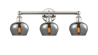 Edison Three Light Bath Vanity in Polished Nickel (405|6163WPNG93)