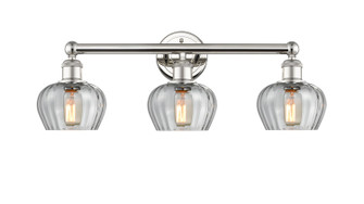Edison Three Light Bath Vanity in Polished Nickel (405|6163WPNG92)