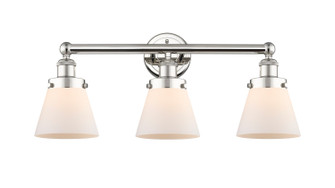 Edison Three Light Bath Vanity in Polished Nickel (405|6163WPNG61)
