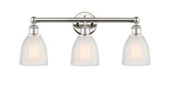 Edison Three Light Bath Vanity in Polished Nickel (405|6163WPNG441)