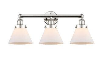 Edison Three Light Bath Vanity in Polished Nickel (405|6163WPNG41)