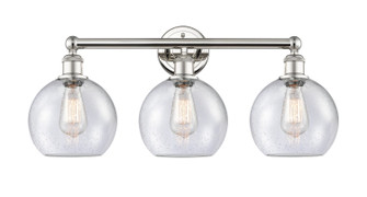 Edison Three Light Bath Vanity in Polished Nickel (405|6163WPNG1248)