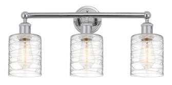 Edison Three Light Bath Vanity in Polished Chrome (405|6163WPCG1113)