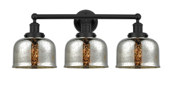 Edison Three Light Bath Vanity in Matte Black (405|6163WBKG78)