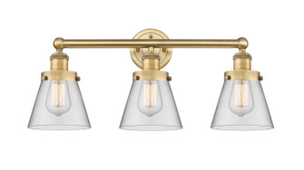 Edison Three Light Bath Vanity in Brushed Brass (405|6163WBBG62)