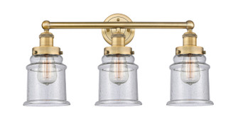 Edison Three Light Bath Vanity in Brushed Brass (405|6163WBBG184)