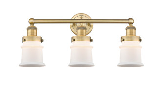 Edison Three Light Bath Vanity in Brushed Brass (405|6163WBBG181S)