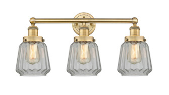 Edison Three Light Bath Vanity in Brushed Brass (405|6163WBBG142)