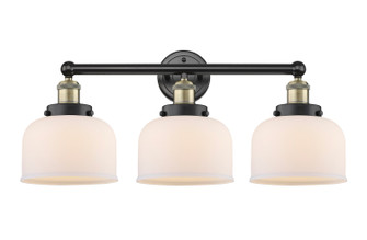 Edison Three Light Bath Vanity in Black Antique Brass (405|6163WBABG71)