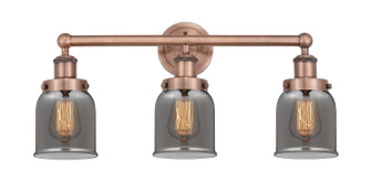 Edison Three Light Bath Vanity in Antique Copper (405|6163WACG53)