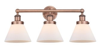 Edison Three Light Bath Vanity in Antique Copper (405|6163WACG41)